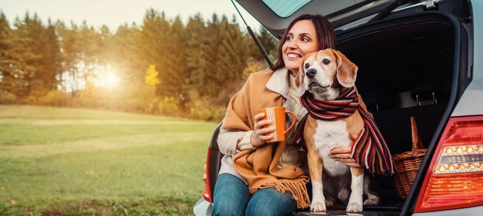 Lady with dog